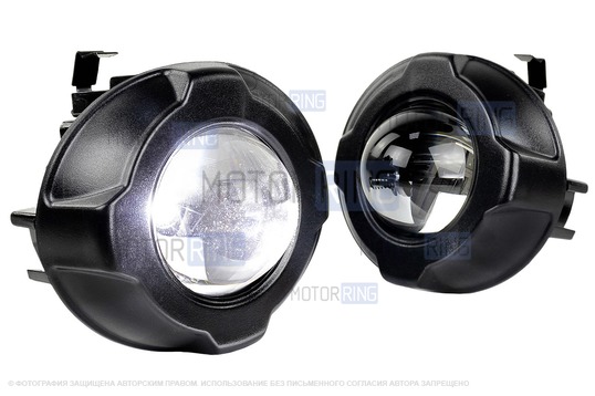 Диодные ПТФ Sal-Man 60W 13000lux (ближний, дальний) для БМВ X1, X2, X3, X4, X5_1