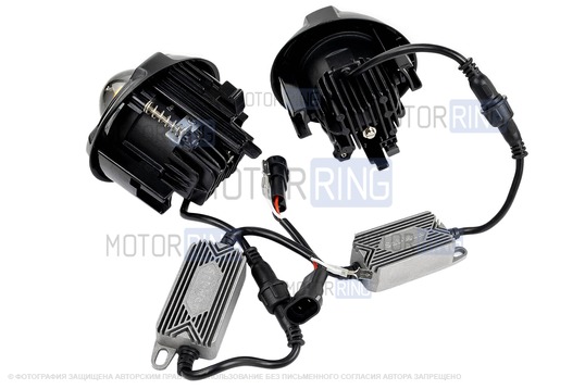 Диодные ПТФ Sal-Man 60W 13000lux (ближний, дальний) для БМВ X1, X2, X3, X4, X5