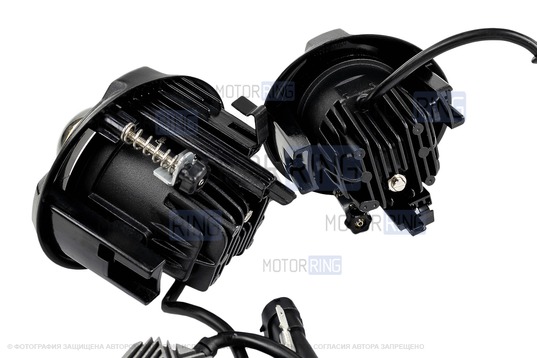 Диодные ПТФ Sal-Man 60W 13000lux (ближний, дальний) для БМВ X1, X2, X3, X4, X5