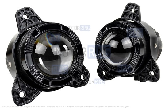 Диодные ПТФ Sal-Man 60W 13000lux для Opel Astra J 2012-2018 г.в.