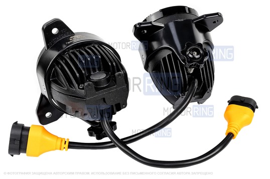 Диодные ПТФ Sal-Man 60W 13000lux для Opel Astra J 2012-2018 г.в.