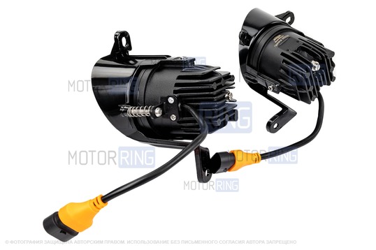 Диодные ПТФ Sal-Man 70W 16000lux для Opel Astra GTC J, Insignia I, Meriva B