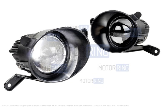 Диодные ПТФ Sal-Man 70W 16000lux (ближний, дальний) для Opel Astra GTC J, Insignia I, Meriva B