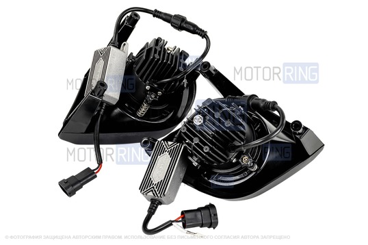 Диодные ПТФ Sal-Man 60W 13000lux (ближний, дальний) для Chery Tiggo T11 2005-2016 г.в.