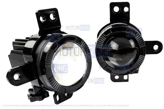 Диодные ПТФ Sal-Man 60W 13000lux для GEELY Tugella 2019-2023 г.в._1