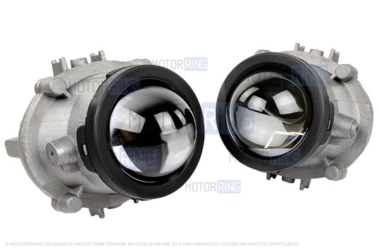 Диодные ПТФ Sal-Man 60W 13000lux (ближний, дальний свет) для Hyundai, Kia