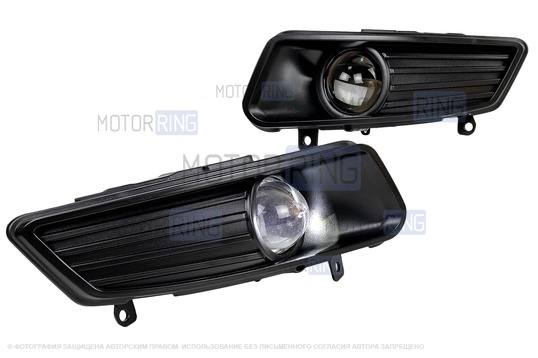 Диодные ПТФ Sal-Man 60W 13000lux (ближний, дальний) для Volkswagen Polo 5 с 2015 г.в.