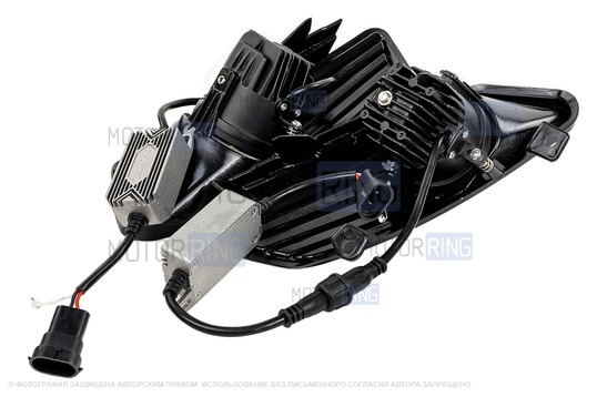 Диодные ПТФ Sal-Man 60W 13000lux (ближний, дальний) для Volkswagen Polo 5 с 2015 г.в.