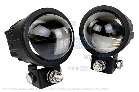 Диодные ПТФ Sal-Man 60W 16000lux (ближний, дальний) для УАЗ Патриот