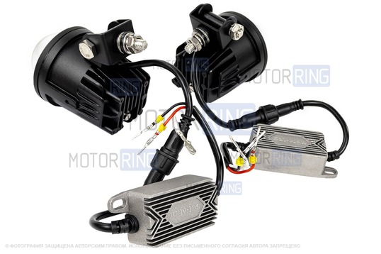 Диодные ПТФ Sal-Man 60W 16000lux (ближний, дальний) для УАЗ Патриот