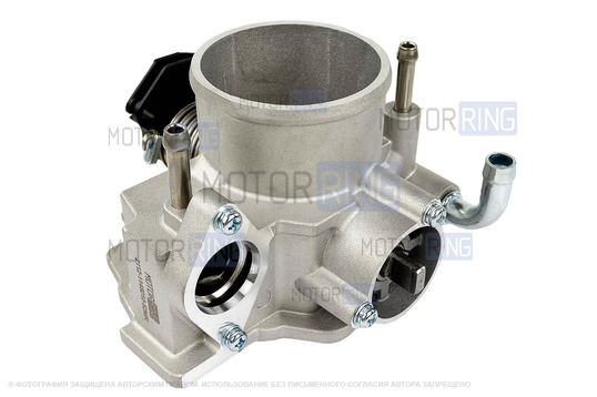 Комплект системы впуска MR нулевого сопротивления под Карбон (воздушный фильтр, фильтр картерных газов, красный кронштейн, дроссельная заслонка 52мм, прокладка, датчик положения заслонки, РХХ) для 16 кл ВАЗ 2110-2112, 2113, 2114, Лада Приора, Калина, Гранта