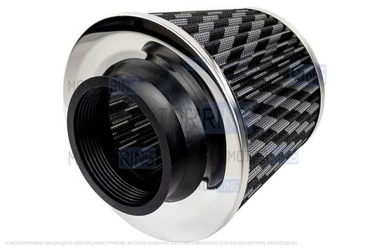 Комплект системы впуска MR нулевого сопротивления под Карбон (воздушный фильтр, фильтр картерных газов, красный кронштейн, масляная пропитка, дроссельная заслонка 52мм, прокладка, датчик положения заслонки, РХХ) для 16 кл ВАЗ 2110-2112, 2113, 2114, Лада Приора, Калина, Гранта