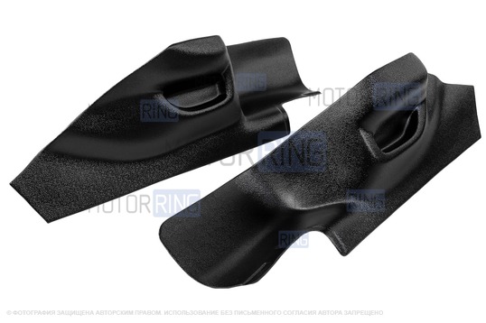 Накладки на ковролин задние МАВИКО для Лада Гранта с 2014 года, Гранта FL, Калина, Калина 2