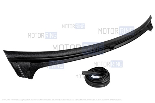 Накладка (жабо) в проем заднего стекла (без скотча) МАВИКО для Лада Гранта, Гранта FL седан_1