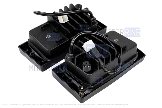 Диодные противотуманные фары SL 70W 7 линз нерегулируемые для ВАЗ 2110-2112, 2113-2115, Шевроле Нива до рестайлинга 2009 года