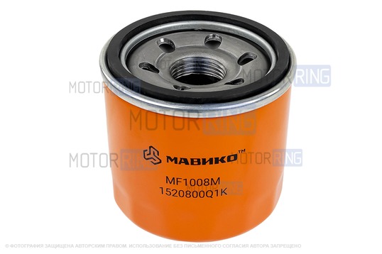 Фильтр масляный МАВИКО под двигатель H4M для Лада Веста, Икс Рей, Рено Логан 2, Сандеро 2, Дастер 2, Аркана, Каптур