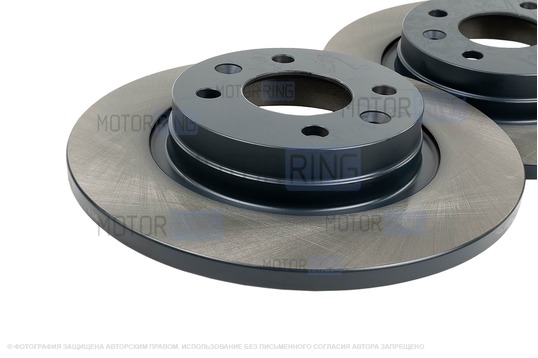 Невентилируемые передние тормозные диски МАВИКО Standart без насечек и перфорации для Лада Ларгус с двигателем K7M, Renault Logan, Sandero