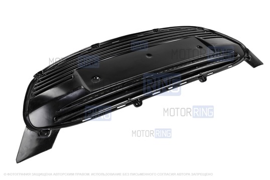 Вставка переднего бампера с сеткой для Лада Калина 2