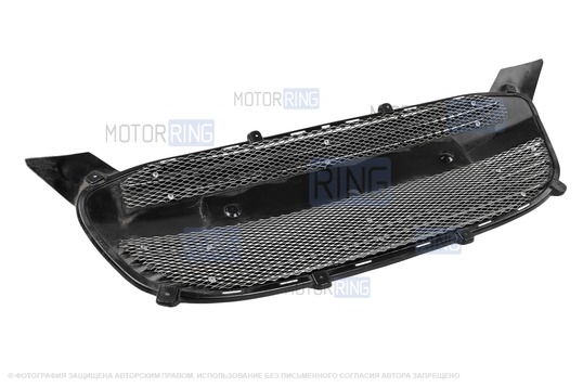 Вставка переднего бампера с сеткой для Лада Калина 2