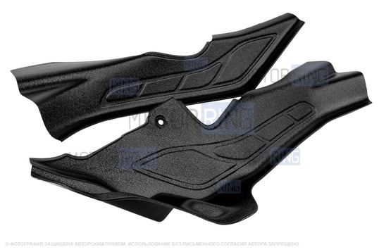 Тоннельные накладки  на ковролин МАВИКО для Лада Ларгус, Renault Logan, Sandero, Duster, Nissan Almera G15, Terrano_1