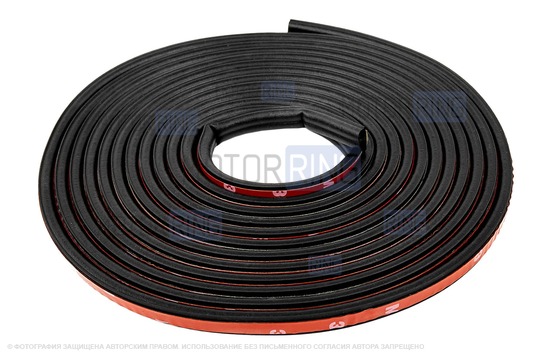 Универсальный B-образный уплотнитель капота, дверей, багажника МАВИКО (5 метров) для Лада и иномарок_1