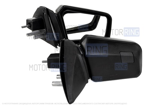 Комплект штатных боковых зеркал старого образца с нейтральным антибликом для ВАЗ 2108-21099, 2113-2115