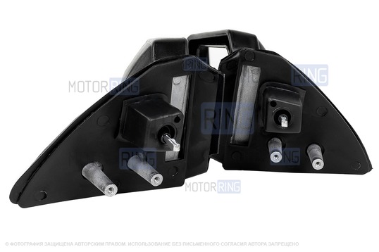 Комплект штатных боковых зеркал старого образца с нейтральным антибликом для ВАЗ 2108-21099, 2113-2115