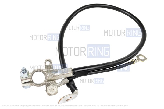 Минусовой провод АКБ (2190-3724080) под тросовый привод КПП для Лада Гранта, Гранта FL, Калина 2_1