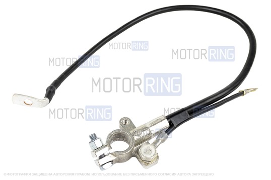 Минусовой провод АКБ (2190-3724080) под тросовый привод КПП для Лада Гранта, Гранта FL, Калина 2