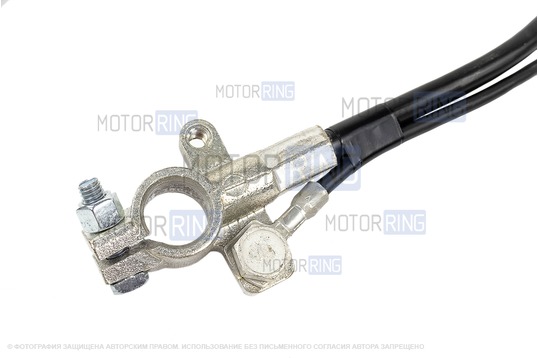 Минусовой провод АКБ (2190-3724080) под тросовый привод КПП для Лада Гранта, Гранта FL, Калина 2