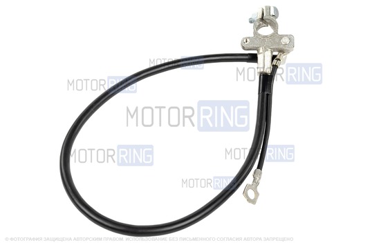 Минусовой провод АКБ (2190-3724080) под тросовый привод КПП для Лада Гранта, Гранта FL, Калина 2