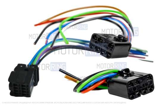 Разъемы блока управления зеркал и стеклоподъемников водительской двери (3 разъема) для Лада Гранта, Гранта FL, Калина 2, Нива 4х4 с 2019 г.в., Нива Легенд, Датсун_1