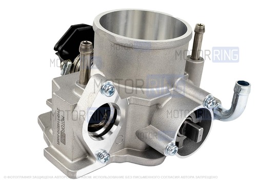 Комплект системы впуска MR нулевого сопротивления Черный (воздушный фильтр, фильтр картерных газов, красный кронштейн, дроссельная заслонка 54мм, прокладка, датчик положения заслонки, РХХ) для 16 кл ВАЗ 2110-2112, 2113, 2114, Лада Приора, Калина, Гранта