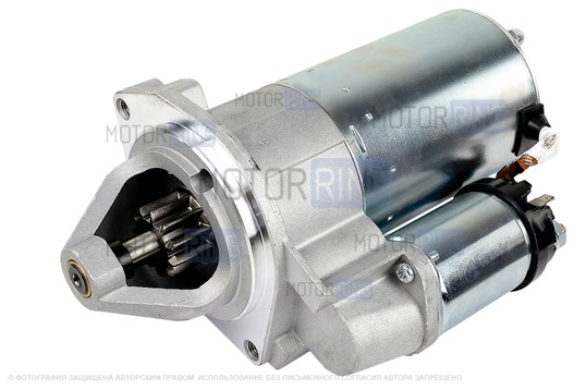 Стартер ПРАМО 1,6 кВт под 3 болта крепления (11 зубьев) для инжекторных ВАЗ 2101-2107, Лада 4х4, Нива Легенд, Нива Тревел, Шевроле Нива_1