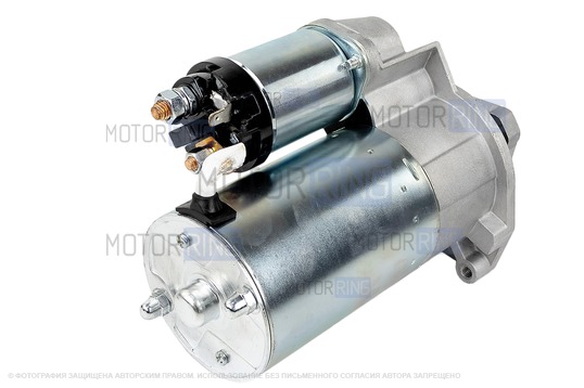 Стартер ПРАМО 1,6 кВт под 3 болта крепления (11 зубьев) для инжекторных ВАЗ 2101-2107, Лада 4х4, Нива Легенд, Нива Тревел, Шевроле Нива