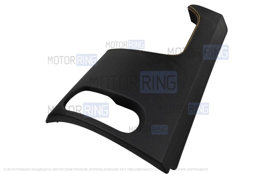 Крышка блока предохранителей обтянута экокожей для Лада Калина 2, Гранта FL