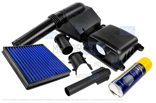 Корпус воздушного фильтра в сборе (6 частей) с фильтром нулевого сопротивления и масляной пропиткой для инжекторных Лада 4х4 (Нива), Нива Легенд_1