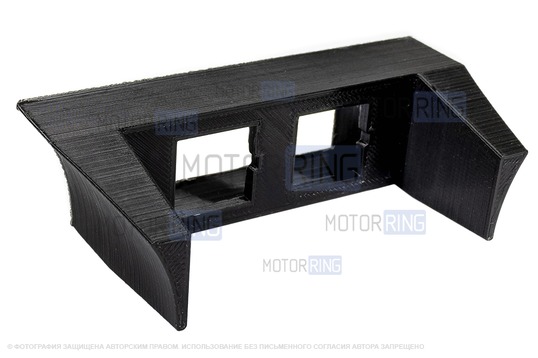 Блок кнопок обогрева сидений (зеленая подсветка, оранжевая индикация) в тоннель пола для Лада Гранта, Калина 2, Датсун