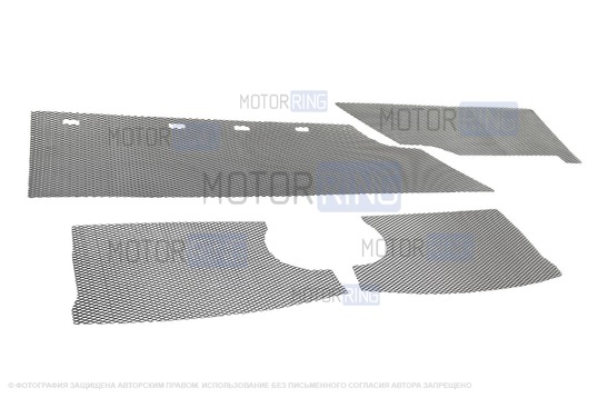 Комплект защитных сеток AutoMax на решетку радиатора и бампера для Лада Ларгус FL