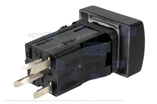 Пересвеченная кнопка открытия багажника (Седан) с индикацией для Лада Приора, Гранта, Гранта FL