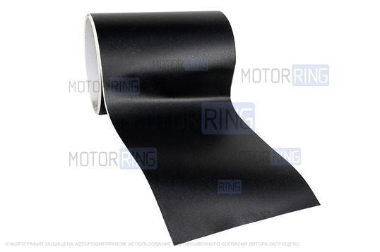 Защитная пленка кромки дверей черная матовая 150ммх2,5м_1