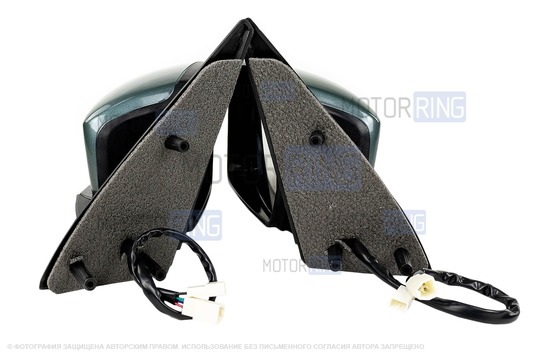 Боковые электрозеркала АТП (образца 2012 года) с обогрево, окрашенные в цвет кузова для Шевроле Нива, Лада Нива Тревел