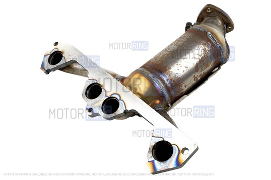 Выпускной коллектор с нейтрализатором Евро-2 для 8 кл ВАЗ 2110-2112