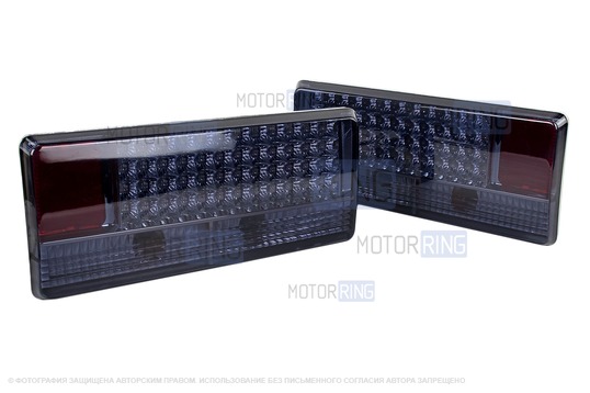 Комплект тонированных задних диодных фонарей для ВАЗ 2107