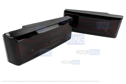 Задние тонированные диодные фонари ML в Х-стиле для ВАЗ 2108-21099, 2113, 2114