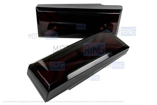 Задние тонированные диодные фонари ML в Х-стиле для ВАЗ 2108-21099, 2113, 2114