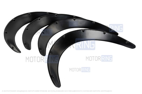 Накладки на крылья (фендеры) универсальные 4шт 70мм