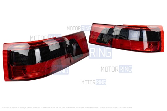 Полностью диодные красно-черные фонари Клюшки ML для ВАЗ 2110