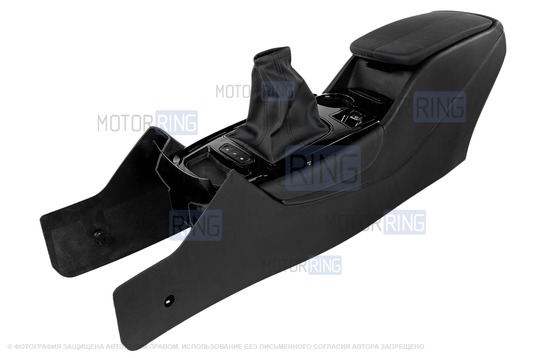 Подлокотник-бокс с комплектом электроручника и беспроводной зарядкой для Лада 4х4, Нива Легенд_1