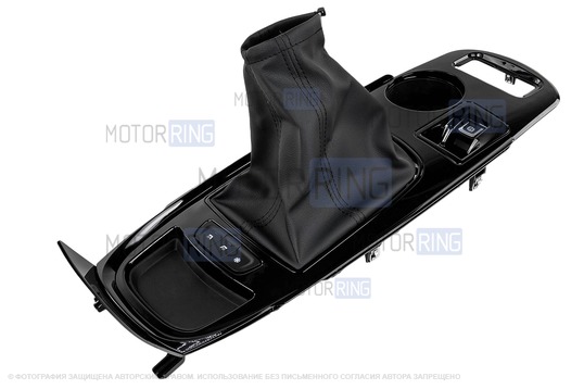 Подлокотник-бокс с комплектом электроручника и беспроводной зарядкой для Лада 4х4, Нива Легенд